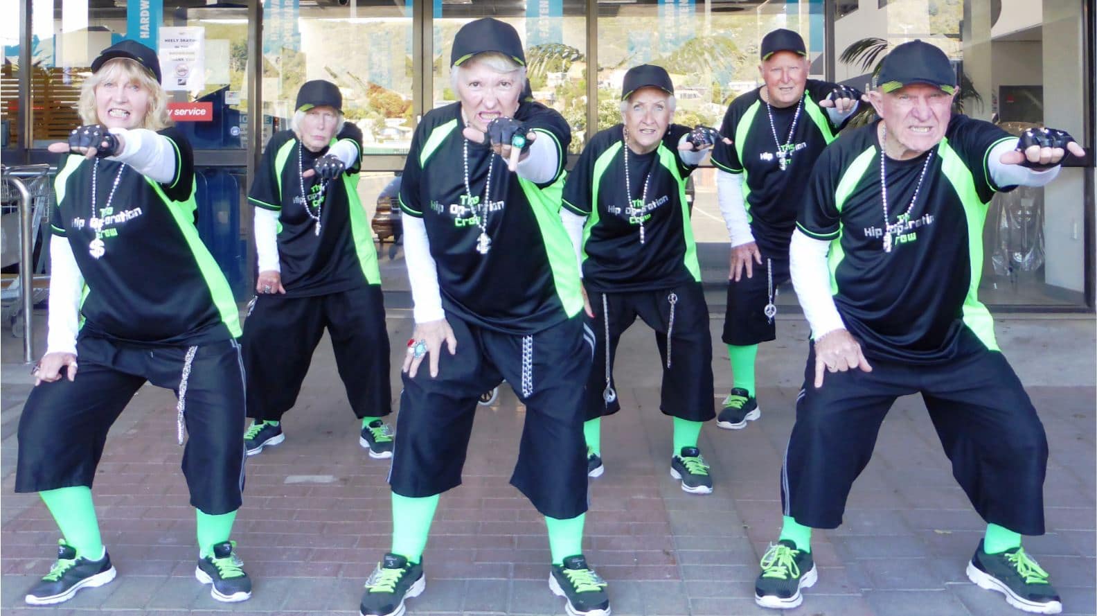 Image: Six member of Hip Op-eration posing