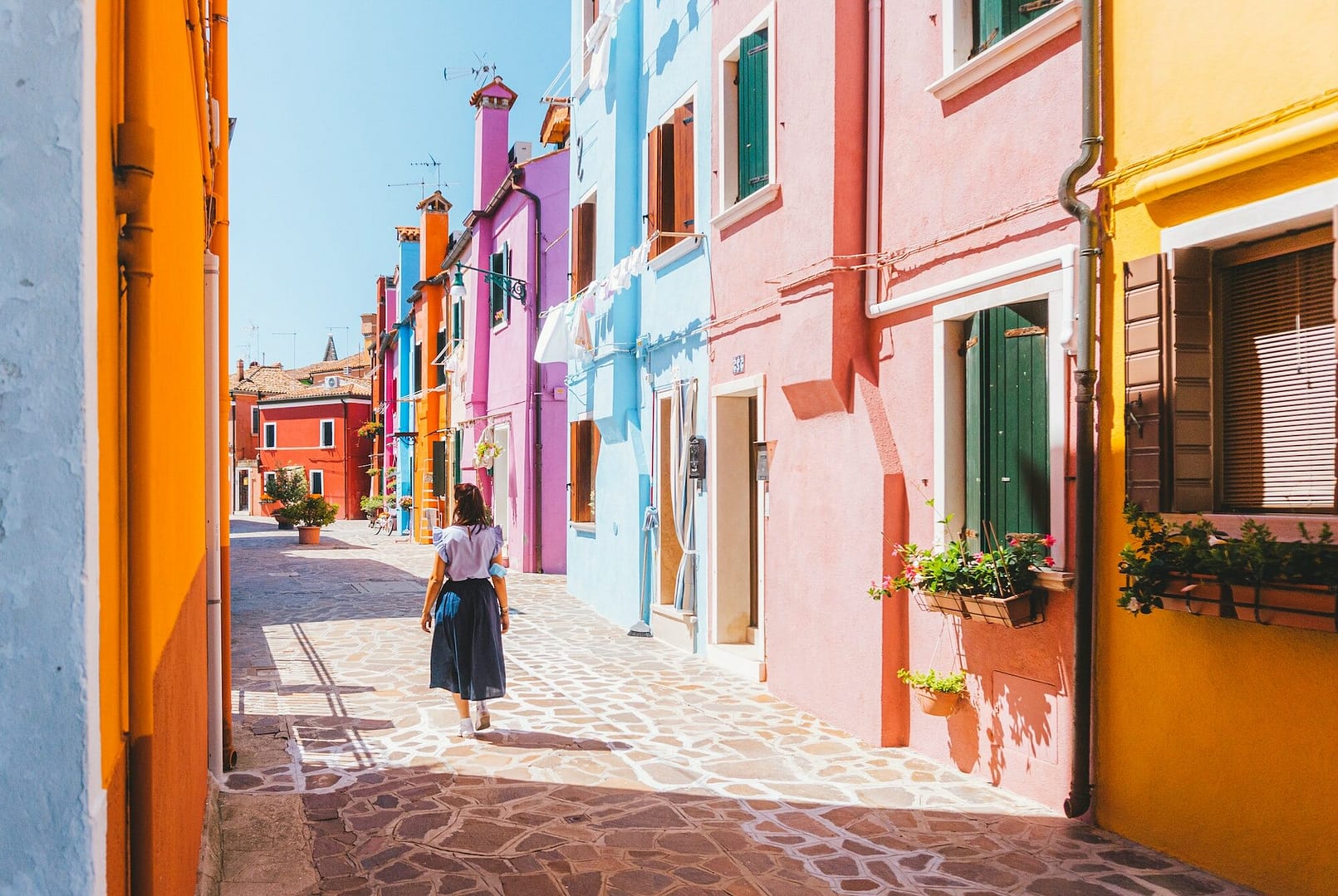 Image: Burano colorful houses