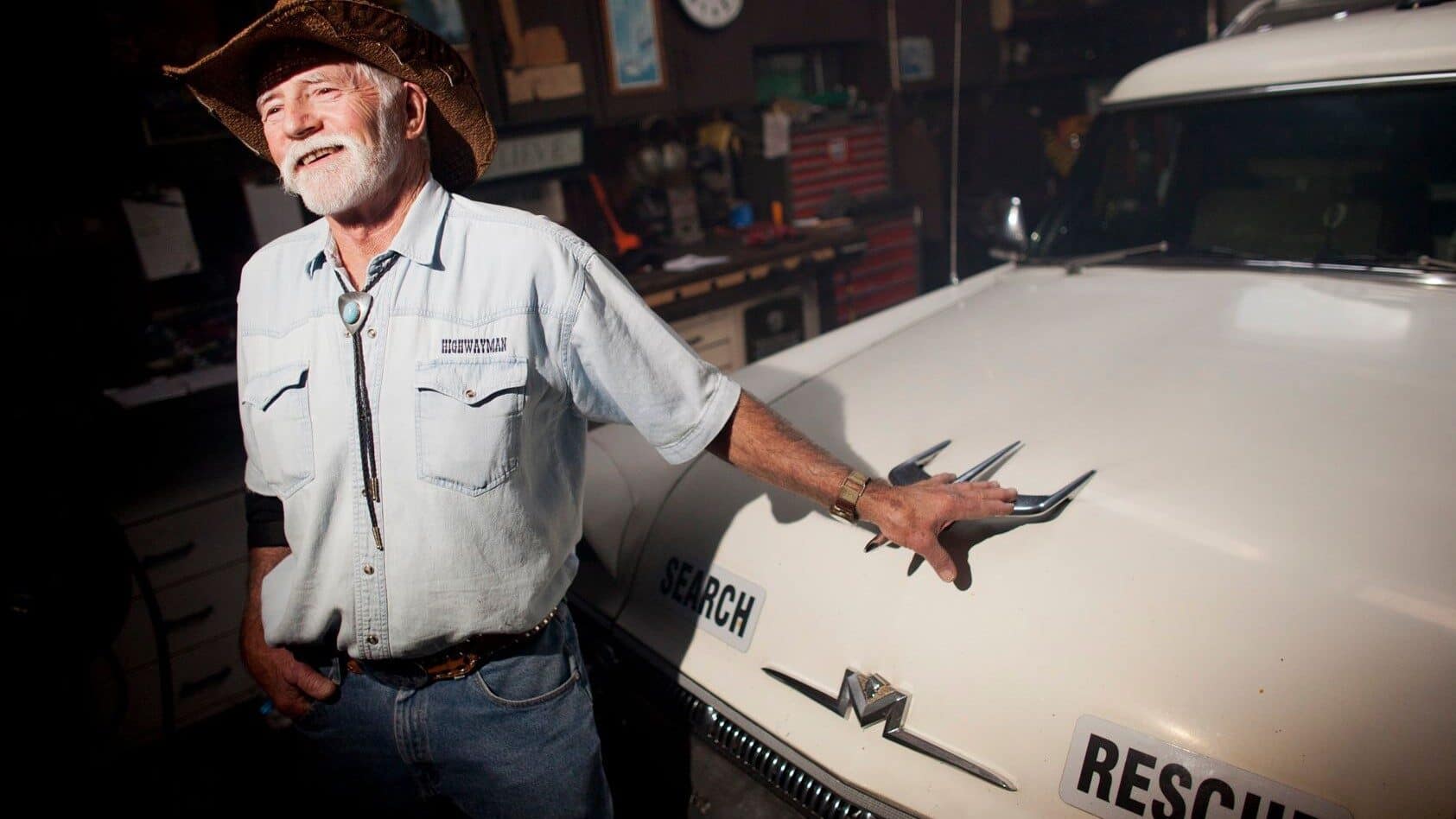 Image: Thomas Weller with his truck