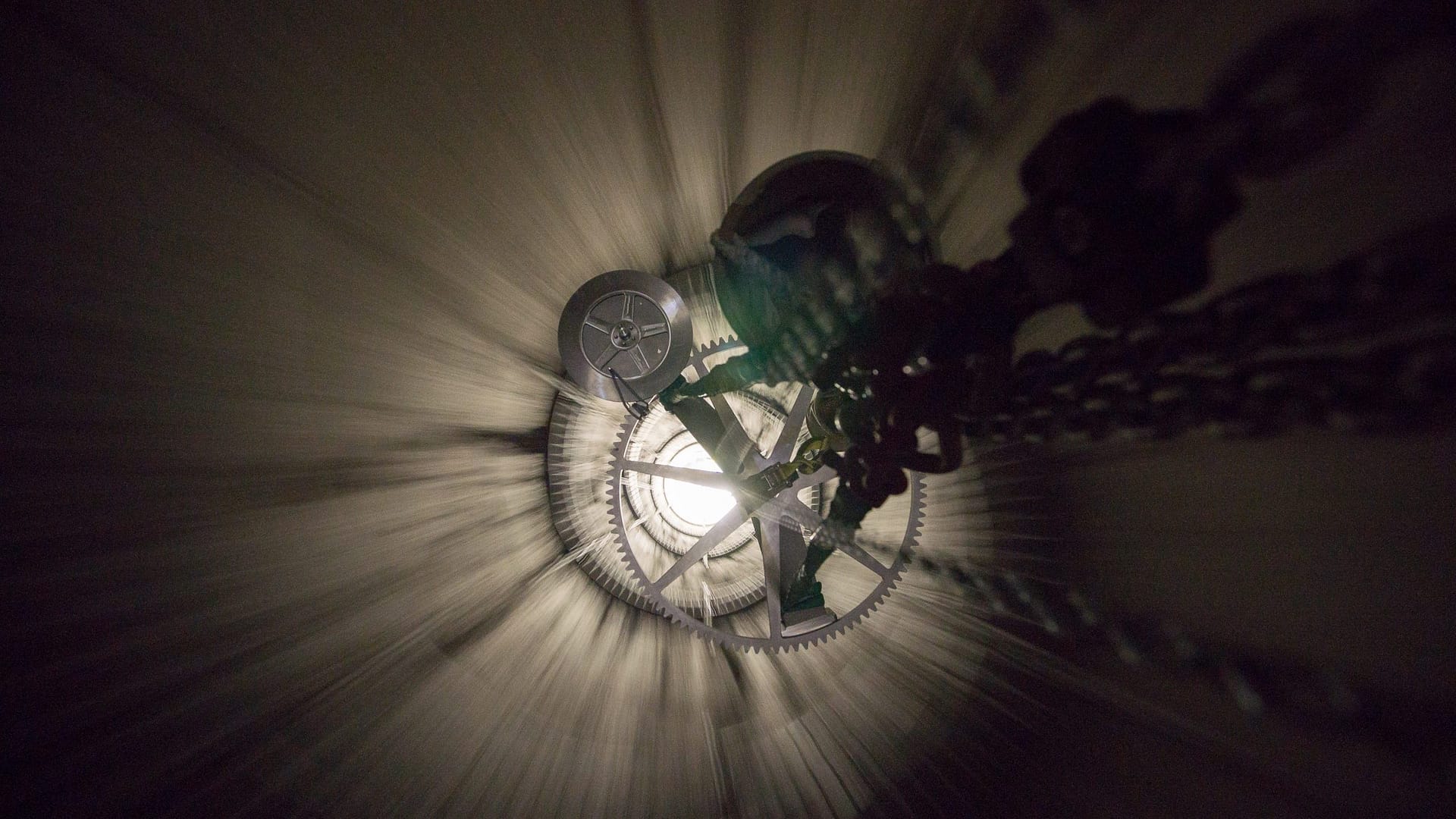 Image: Lower view of gear