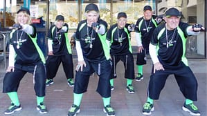Image: Six member of Hip Op-eration posing