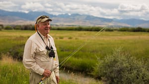 Image: Ed, the founder of Healing Waters, all ready to go fly fishing.