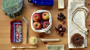 Image: reusable items to help a person live a more zero waste lifestyle