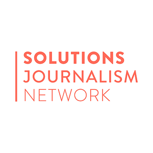 Image: The logo for the Solutions Journalism Exchange