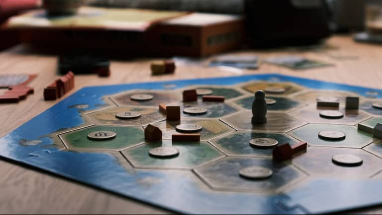 Image: A Settlers of Catan Game Board