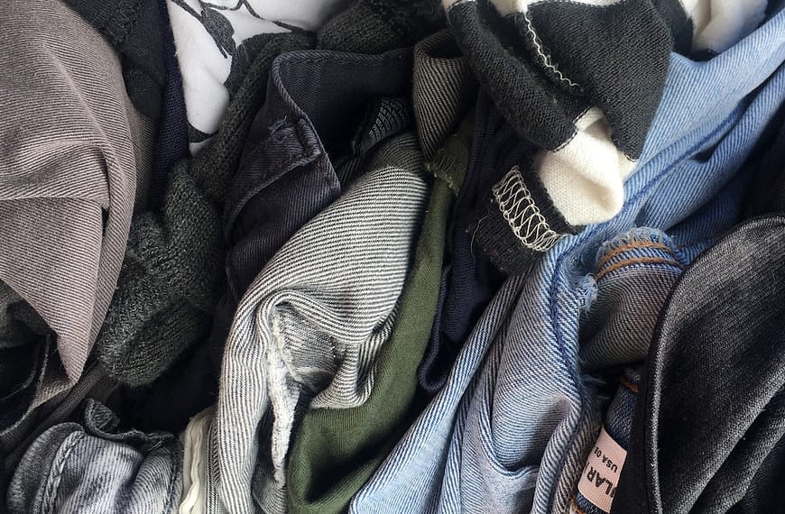 Image: a pile of clothing