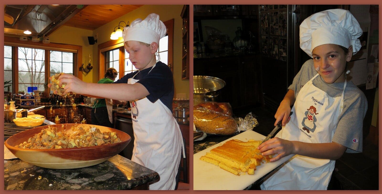 Image: Kids cooking Thanksgiving recipes