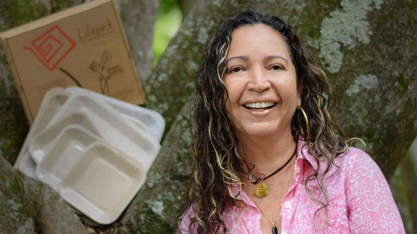 Image: co-founder of Lifepack with their plates