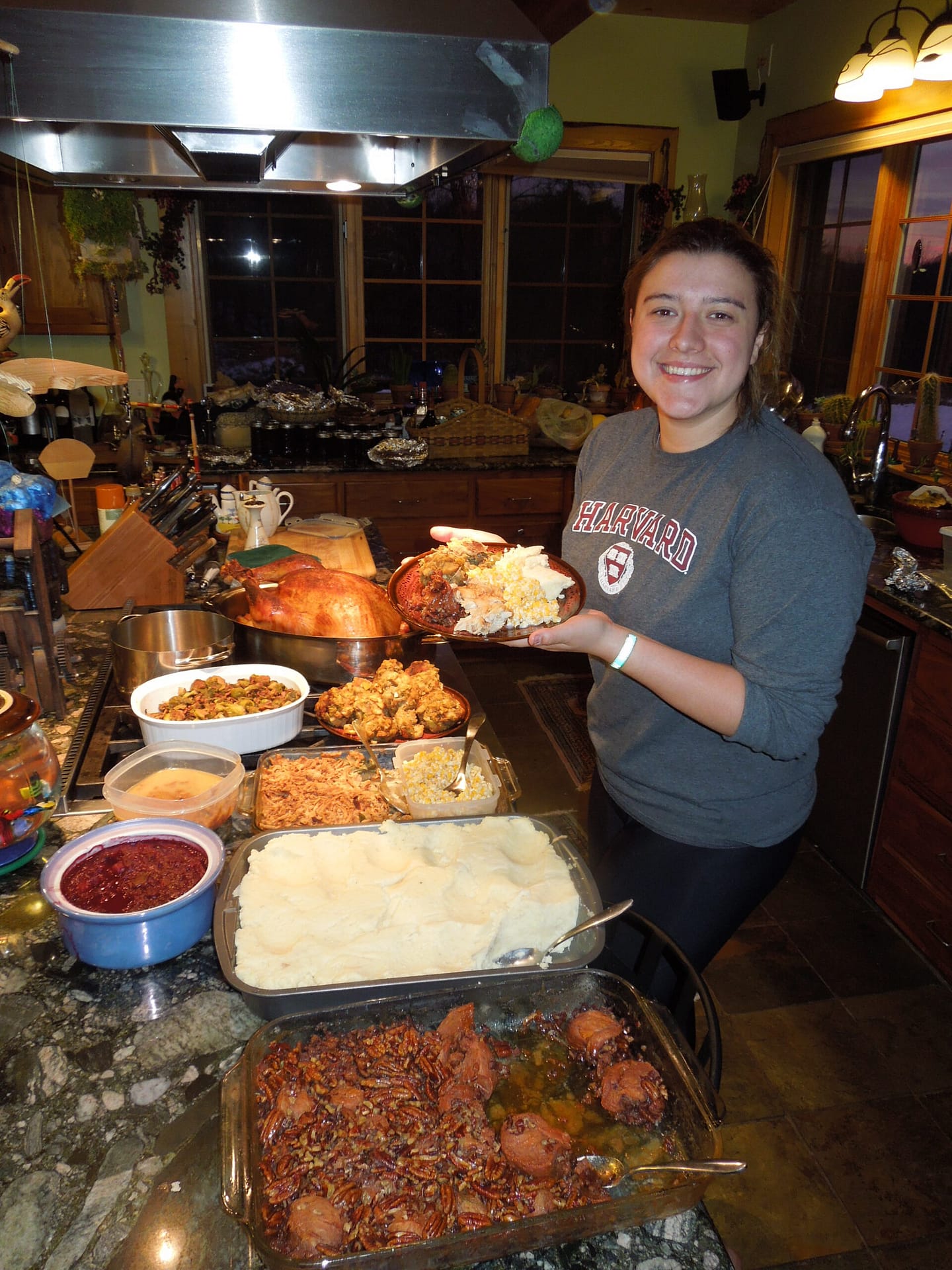 Image: Liesl Ulrich-Verderber at Thanksgiving in 2008