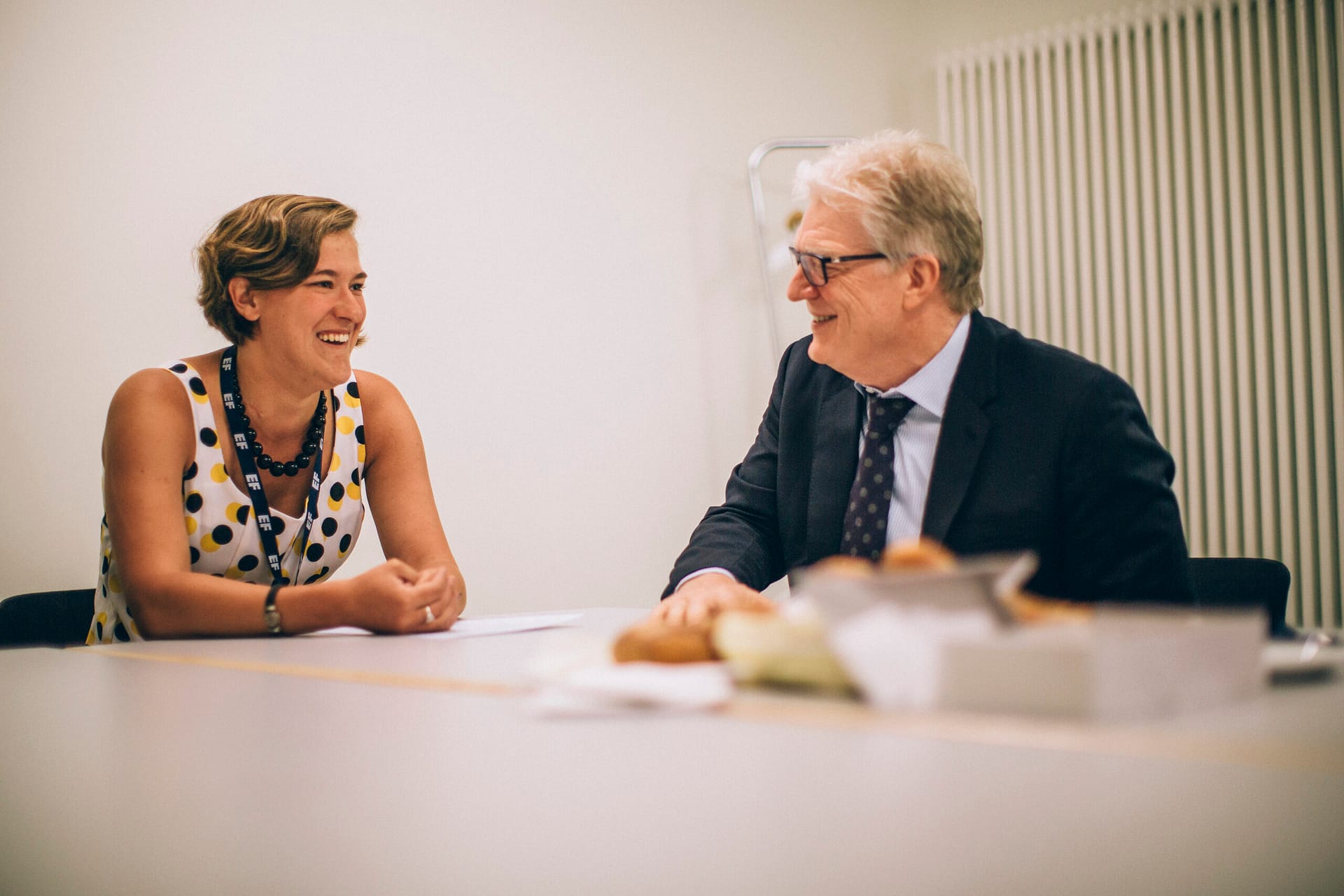 Image: Louisa with her hero, Sir Ken Robinson