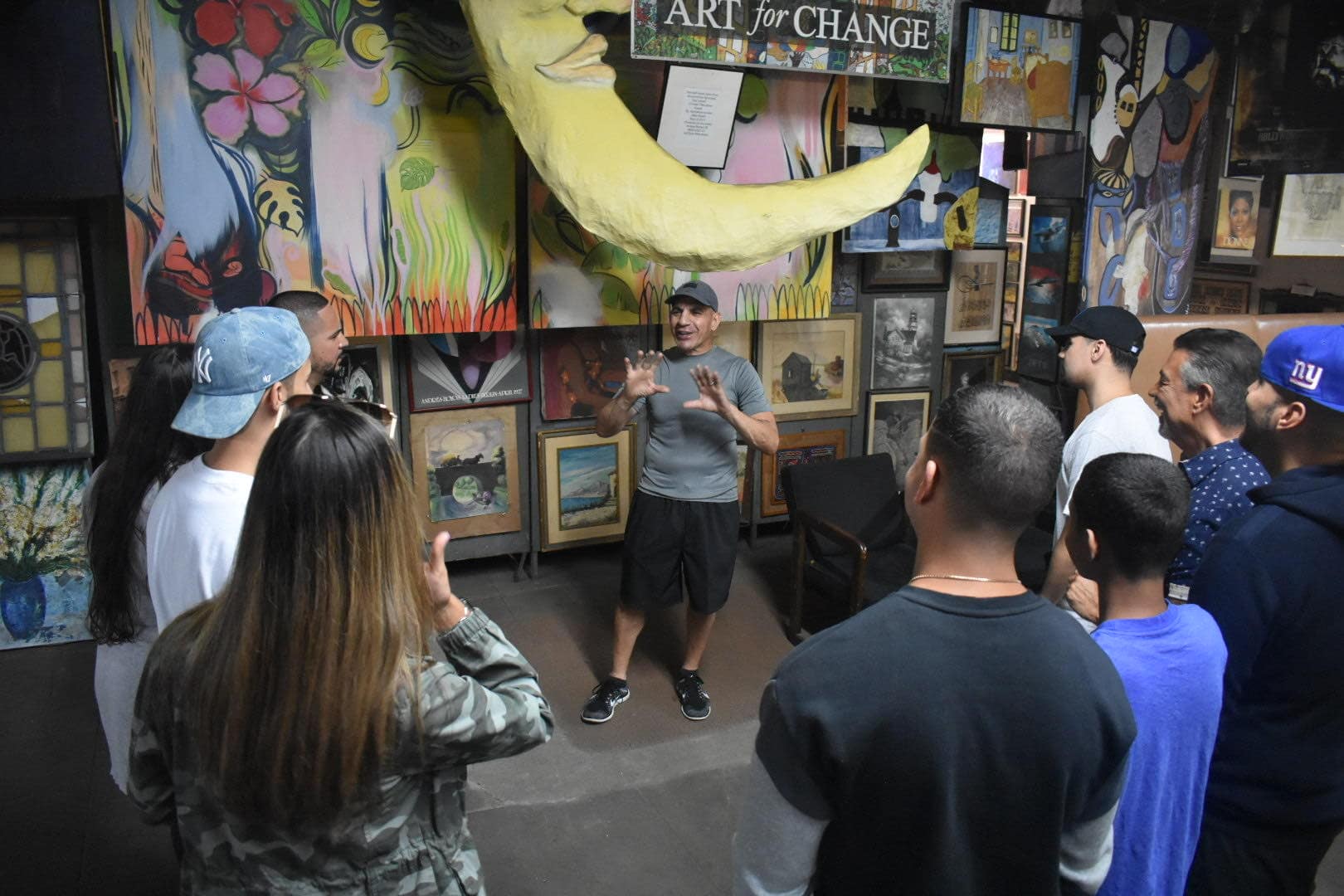 Image: Nelson giving a tour! 