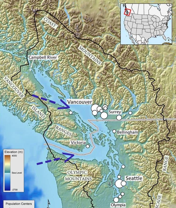 Image: Map of Salish Sea