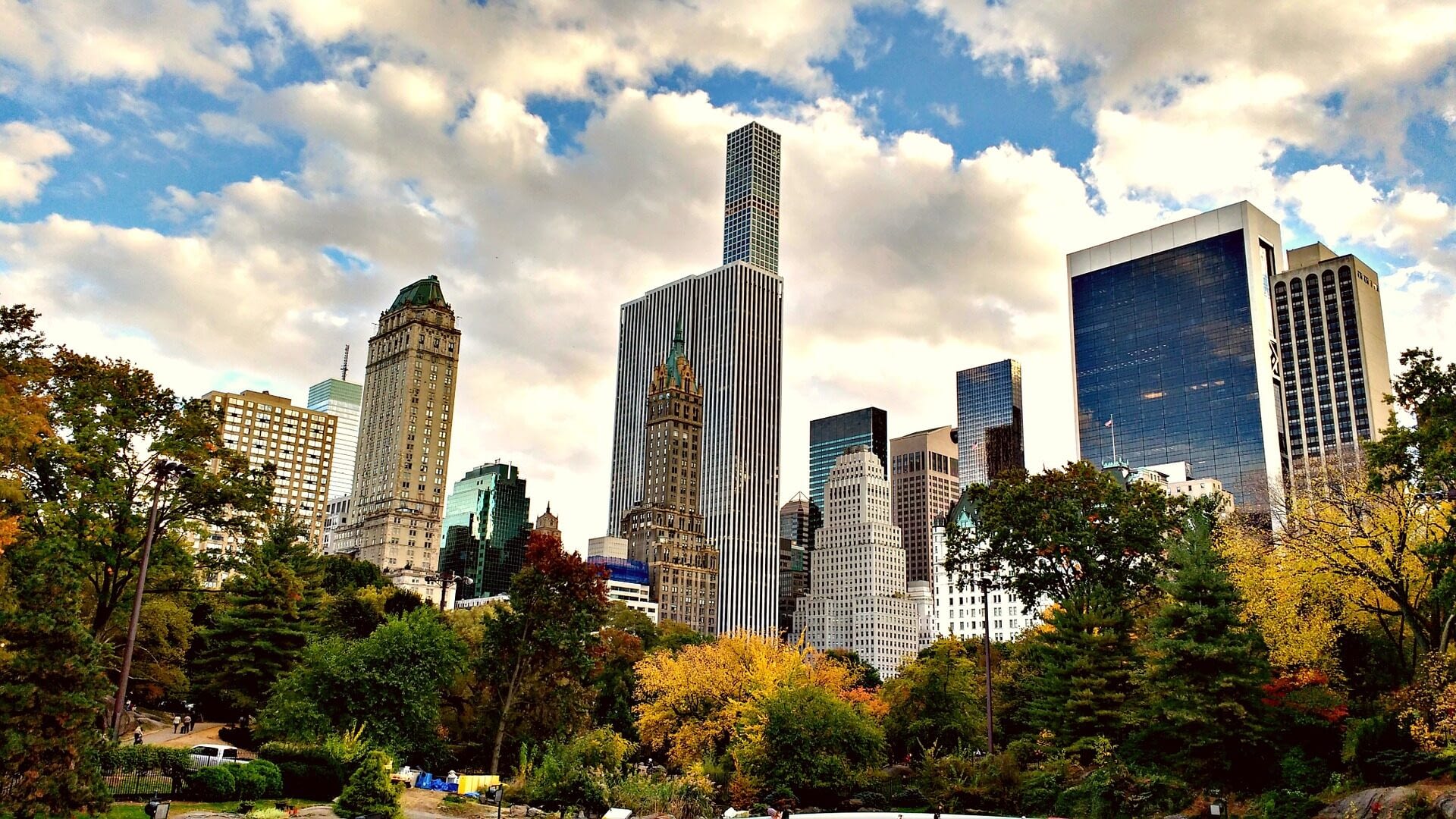 Image: New York City Skyline Above the Urban Forest of Central Park