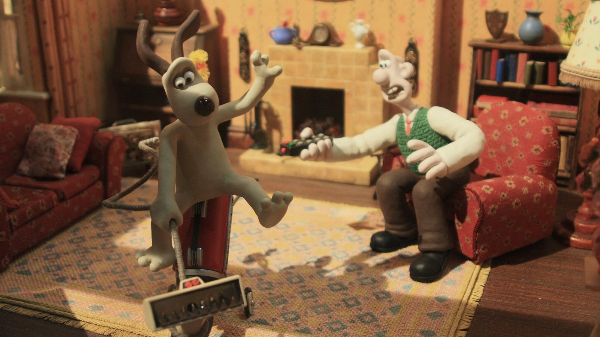 Image: Still shot of Wallace and Gromit