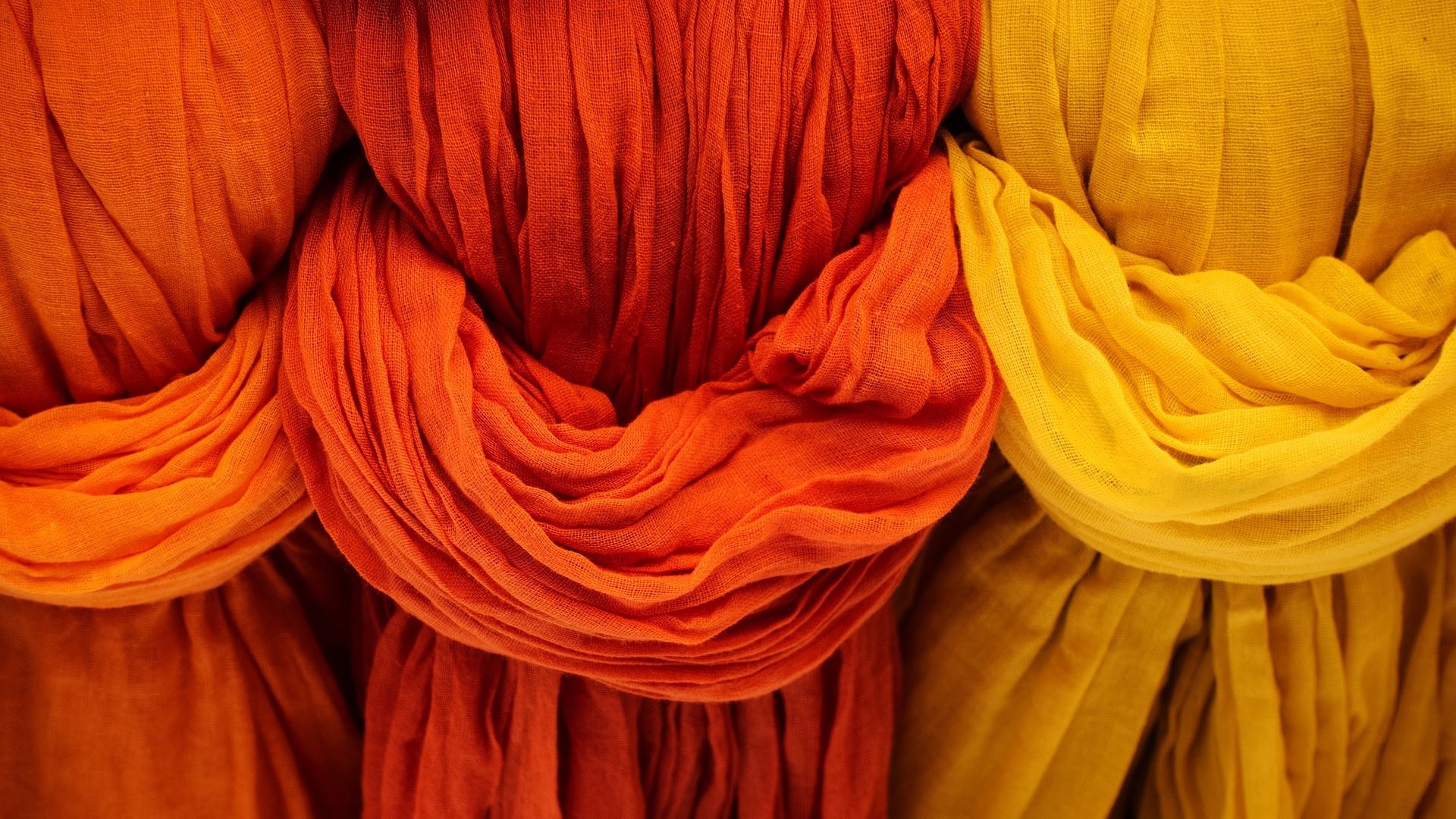 colorful fabric, recycling clothing